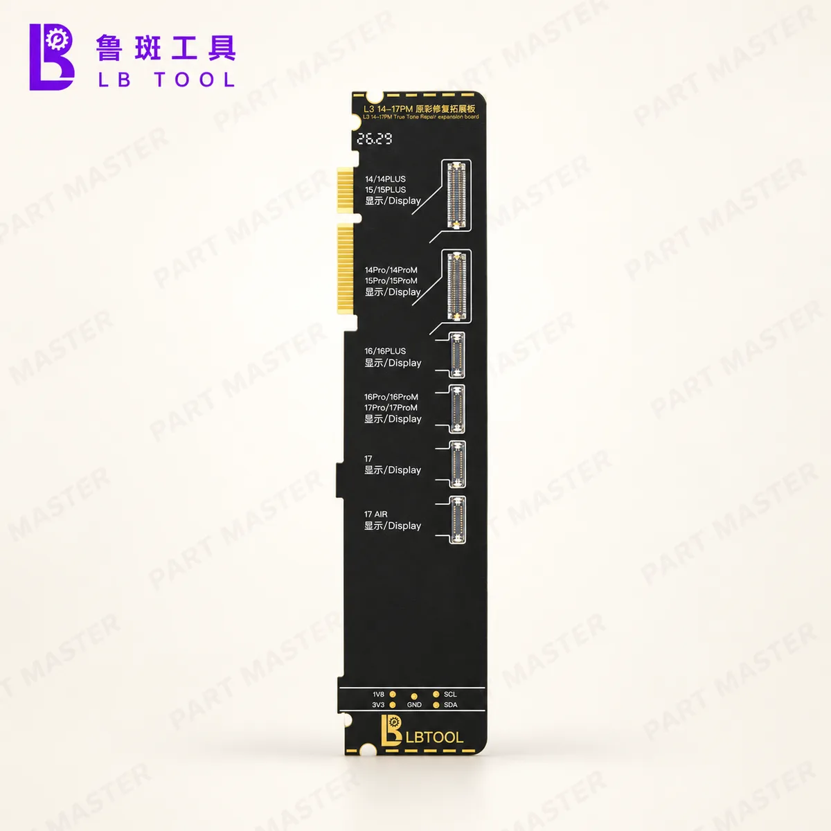 LB Tool L3 True Tone Repair Expansion Board for 14–17 Series