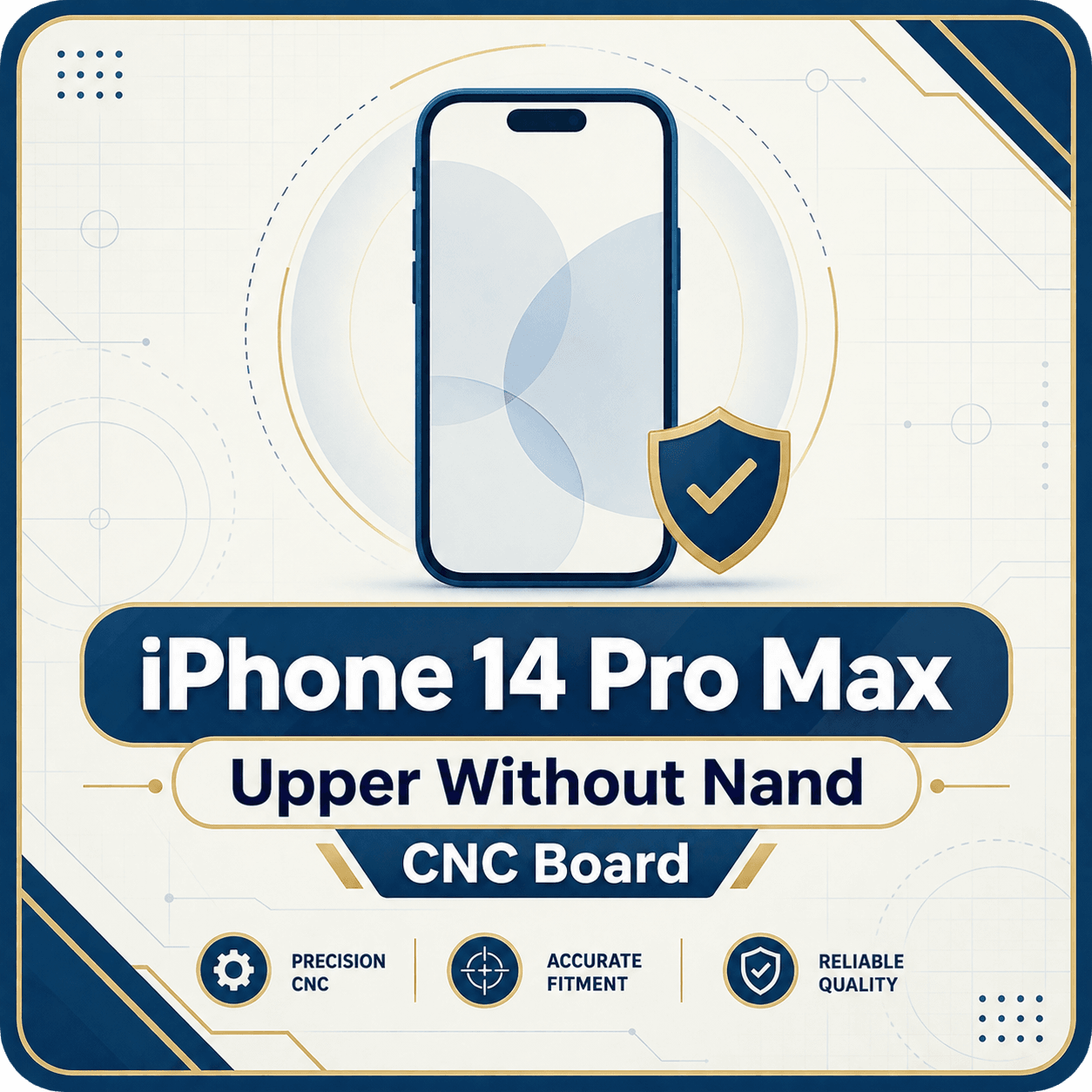 iPhone 14 Pro Max Upper Without Nand CNC Board
