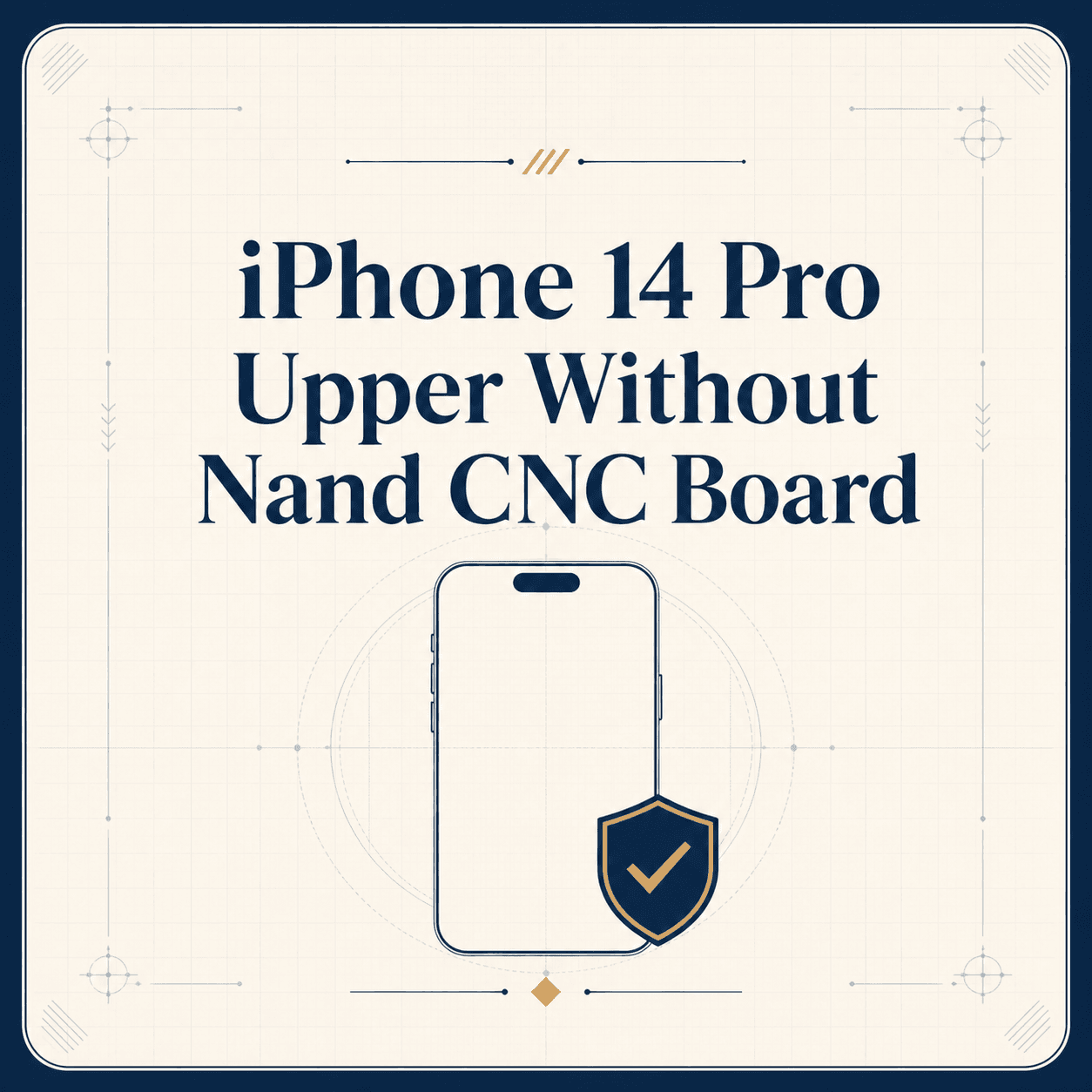 iPhone 14 Pro Upper Without Nand CNC Board
