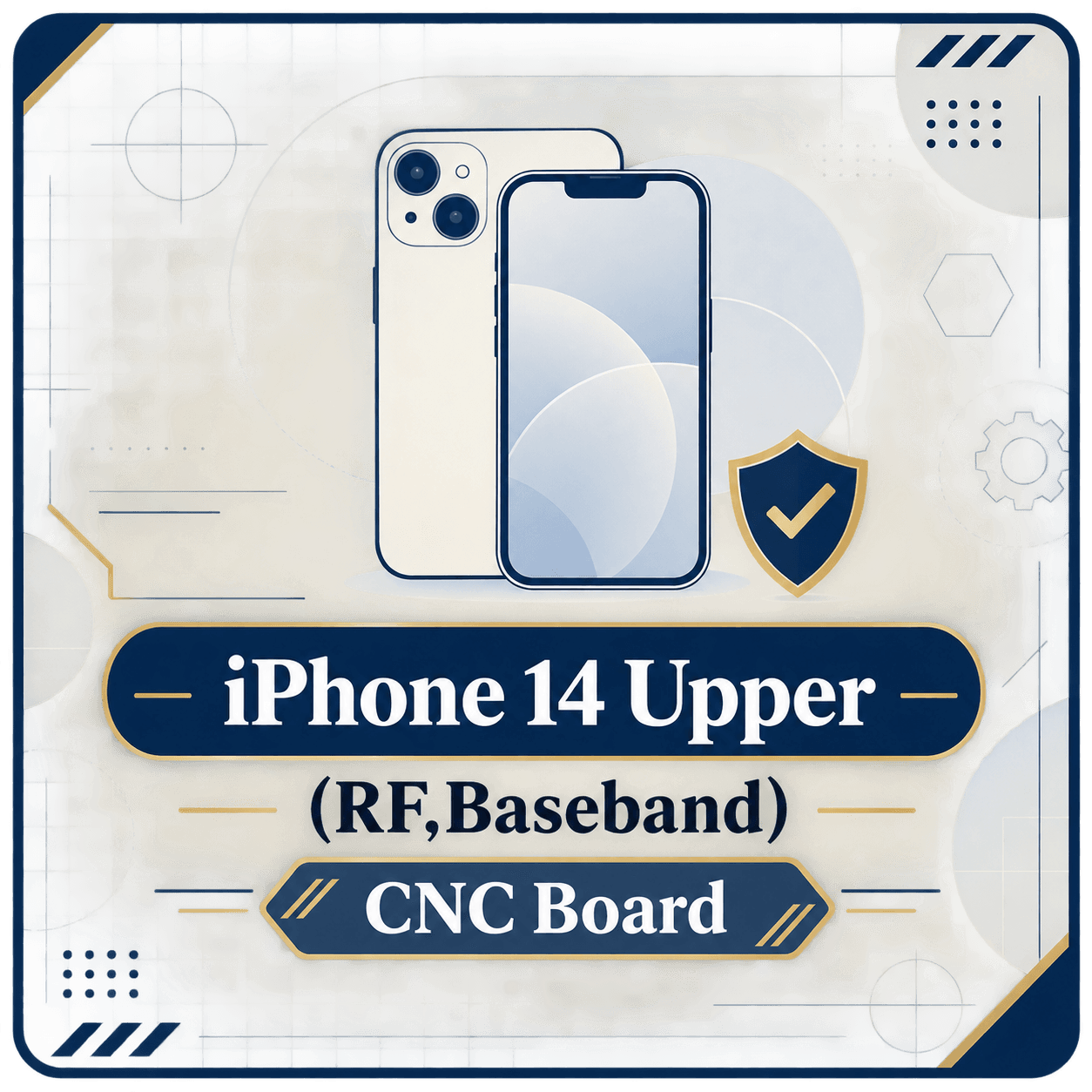iPhone 14 Upper (RF,Baseband) CNC Board