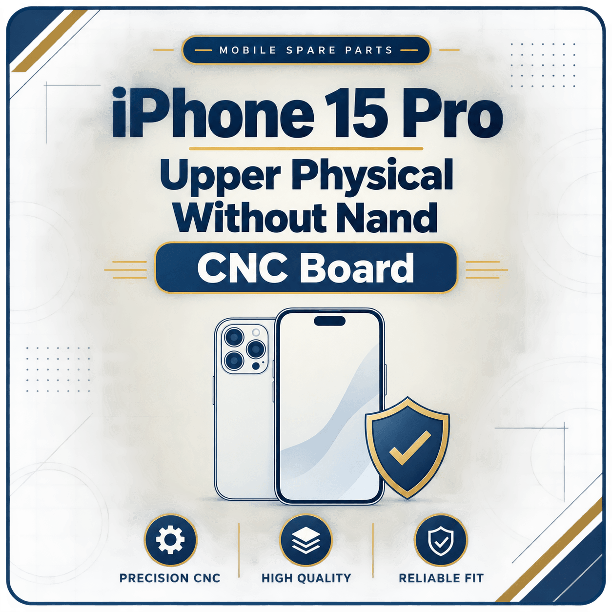 iPhone 15 Pro Upper Physical Without Nand CNC Board